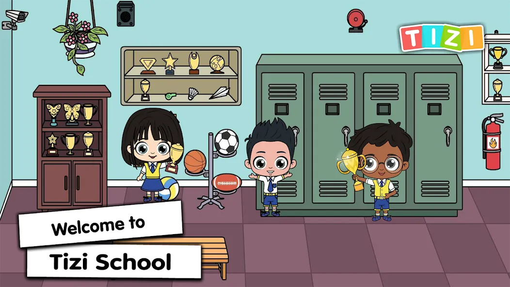 Tizi Town - My School Games  [МОД Меню] Screenshot 1