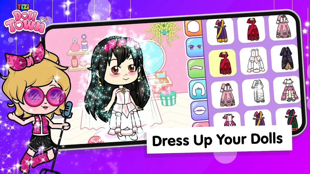 Tizi Town: Doll Dress Up Games  [МОД Unlimited Money] Screenshot 3