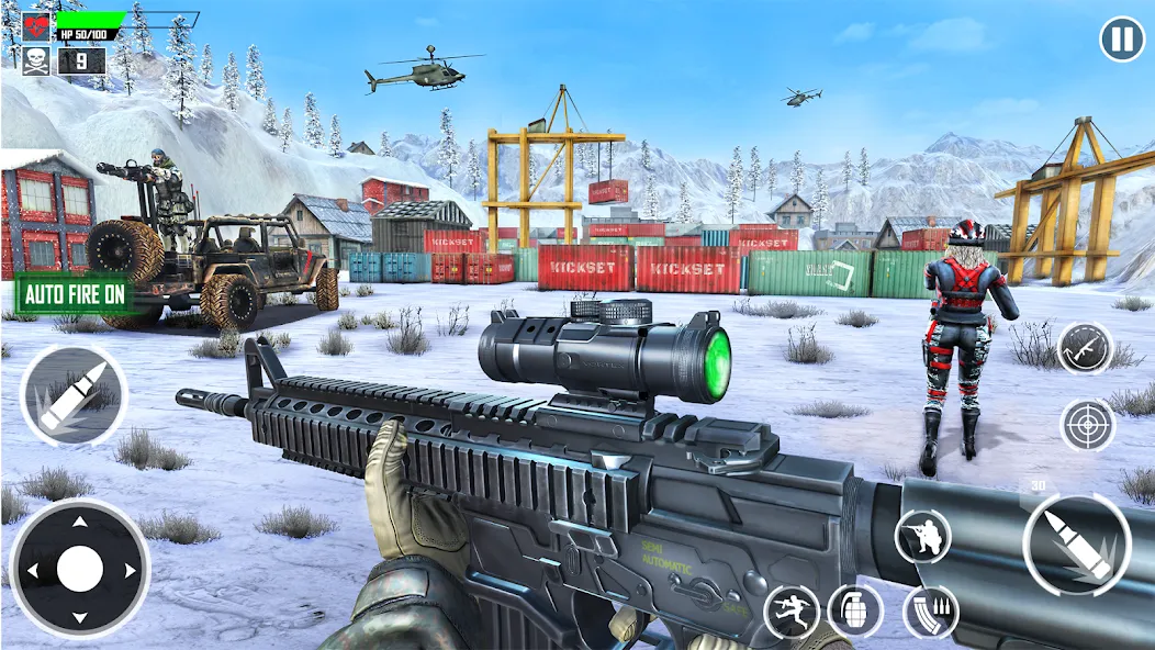 First Person Shooter Mode  [МОД Бесконечные монеты] Screenshot 2