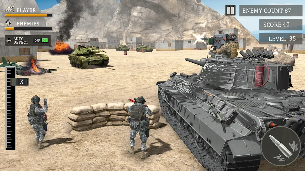 Tank Fury: Battle of Steels  [МОД Много монет] Screenshot 1