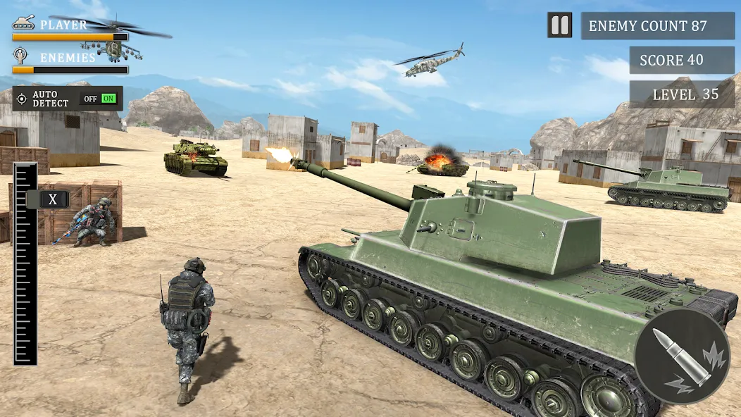 Tank Fury: Battle of Steels  [МОД Много монет] Screenshot 5