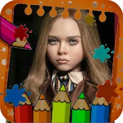 Взломанная Megan Coloring Game (Меган Колоринг Гейм)  [МОД Все открыто] - полная версия apk на Андроид