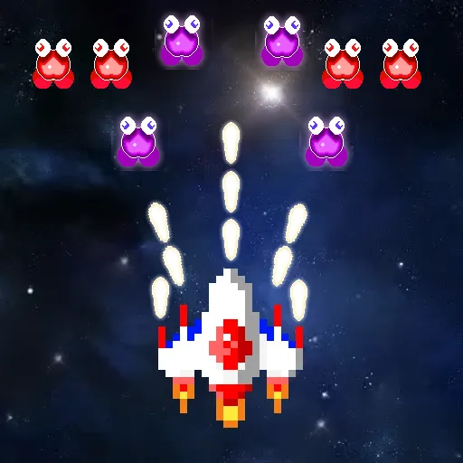 Galaxiga Retro Arcade Action (Галаксига Ретро Аркейд Экшн)  [МОД Много денег] Screenshot 5