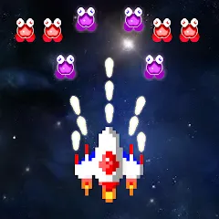 Взломанная Galaxiga Retro Arcade Action (Галаксига Ретро Аркейд Экшн)  [МОД Много денег] - полная версия apk на Андроид