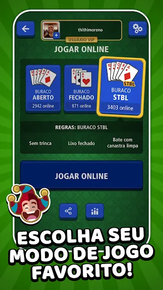 Buraco Jogatina: Card Games (Бурако Жогатина)  [МОД Все открыто] Screenshot 3