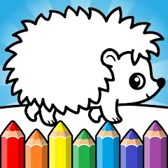 Взломанная Easy coloring book for kids  [МОД Menu] - стабильная версия apk на Андроид