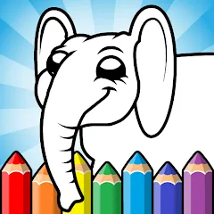 Взломанная Easy coloring pages for kids  [МОД Меню] - стабильная версия apk на Андроид