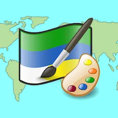 Взломанная Draw The Flag - Quiz & Maker  [МОД Unlocked] - полная версия apk на Андроид