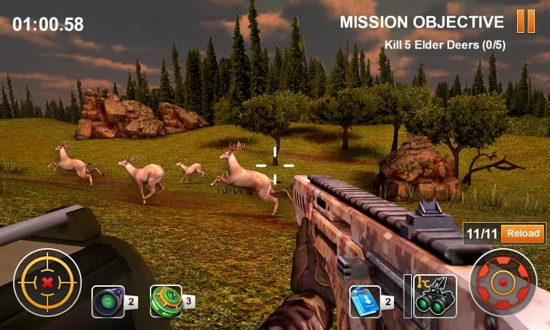 Hunting Safari 3D  [МОД Много монет] Screenshot 1