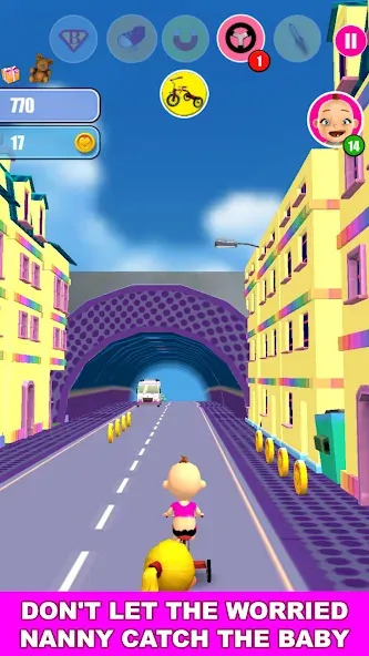 Baby Run The Babysitter Escape  [МОД Бесконечные деньги] Screenshot 3