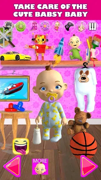 Talking Babsy Baby  [МОД Бесконечные деньги] Screenshot 1