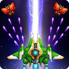 Скачать взломанную Galaxy Attack - space shooting (Гэлакси Атак)  [МОД Бесконечные монеты] - стабильная версия apk на Андроид