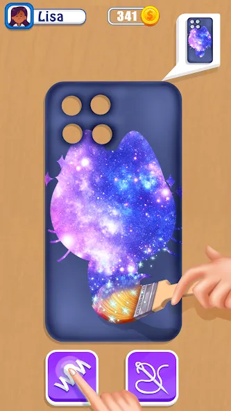 Phone Case DIY Mobile Games  [МОД Бесконечные монеты] Screenshot 2