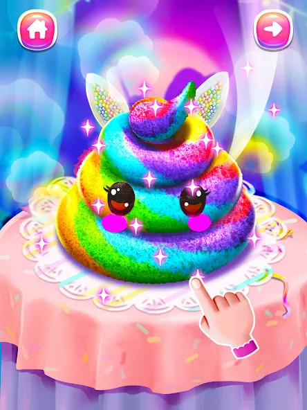 Girl Games: Unicorn Cooking  [МОД Menu] Screenshot 4