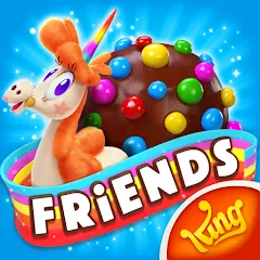 Скачать взломанную Candy Crush Friends Saga (Кенди Краш Френдс Сага)  [МОД Много денег] - последняя версия apk на Андроид