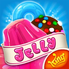 Взломанная Candy Crush Jelly Saga (Кенди Краш Джелли Сага)  [МОД Unlocked] - полная версия apk на Андроид