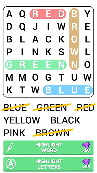 Word Search Puzzle Game  [МОД Меню] Screenshot 2