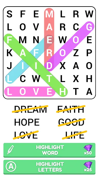 Word Search Puzzle Game  [МОД Меню] Screenshot 3