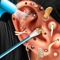 Скачать взлом Ear Salon ASMR Ear Wax& Tattoo (АСМР)  [МОД Много денег] - стабильная версия apk на Андроид