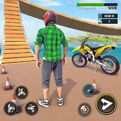 Взлом Bike Stunt : Motorcycle Game  [МОД Бесконечные монеты] - полная версия apk на Андроид