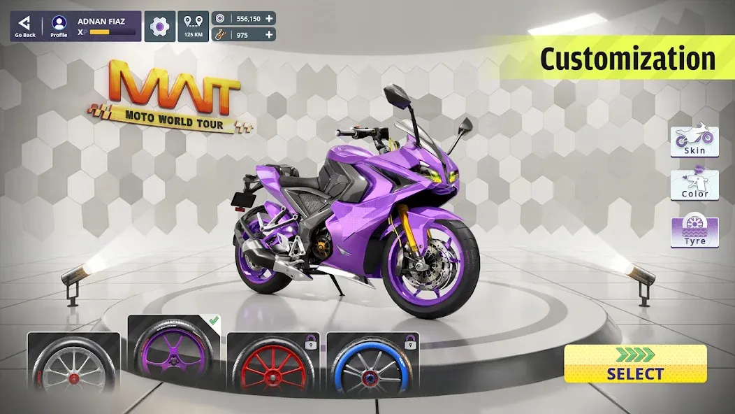 Moto World Tour: Bike Racing  [МОД Menu] Screenshot 4