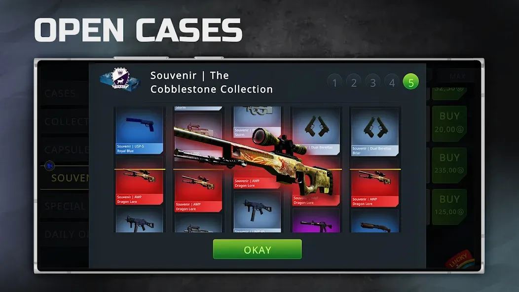 Case Chase: Simulator for CSGO  [МОД Mega Pack] Screenshot 1