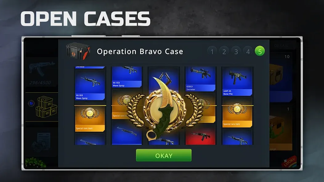 Case Chase: Simulator for CSGO  [МОД Mega Pack] Screenshot 3