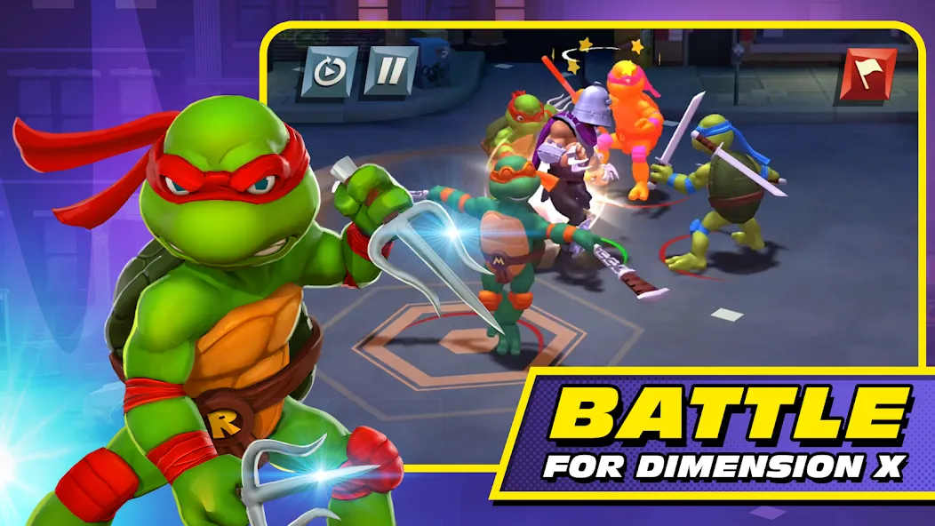 TMNT: Mutant Madness (ТМНТ)  [МОД Все открыто] Screenshot 1