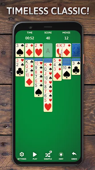 Solitaire Classic Era Games  [МОД Много денег] Screenshot 1