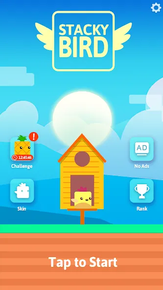 Stacky Bird: Fun Egg Dash Game (тэки птица)  [МОД Unlocked] Screenshot 1