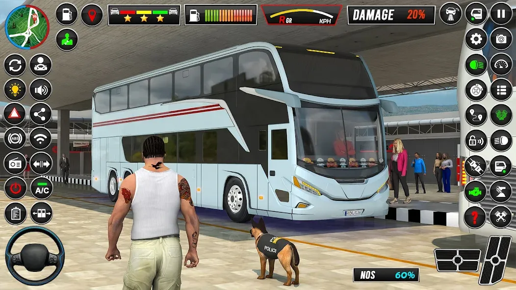 City Coach Bus Driver Games 3D  [МОД Много монет] Screenshot 3