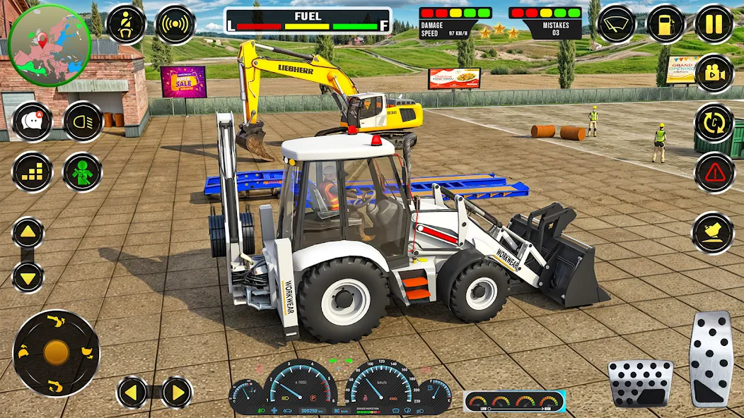 Real JCB Construction Games 3D  [МОД Бесконечные монеты] Screenshot 1