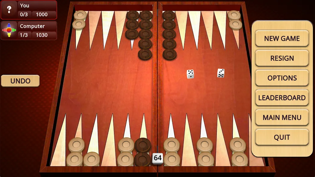 Backgammon Mighty  [МОД Бесконечные монеты] Screenshot 2