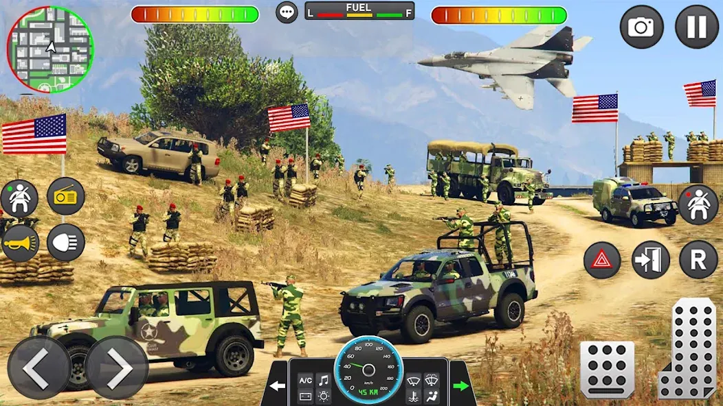 Army Vehicle Cargo Transport (Армейский транспорт грузовых автомобилей)  [МОД Mega Pack] Screenshot 2