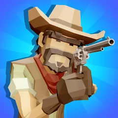 Скачать взлом Western Cowboy: Shooting Game (Вестерн Каубой)  [МОД Бесконечные монеты] - последняя версия apk на Андроид