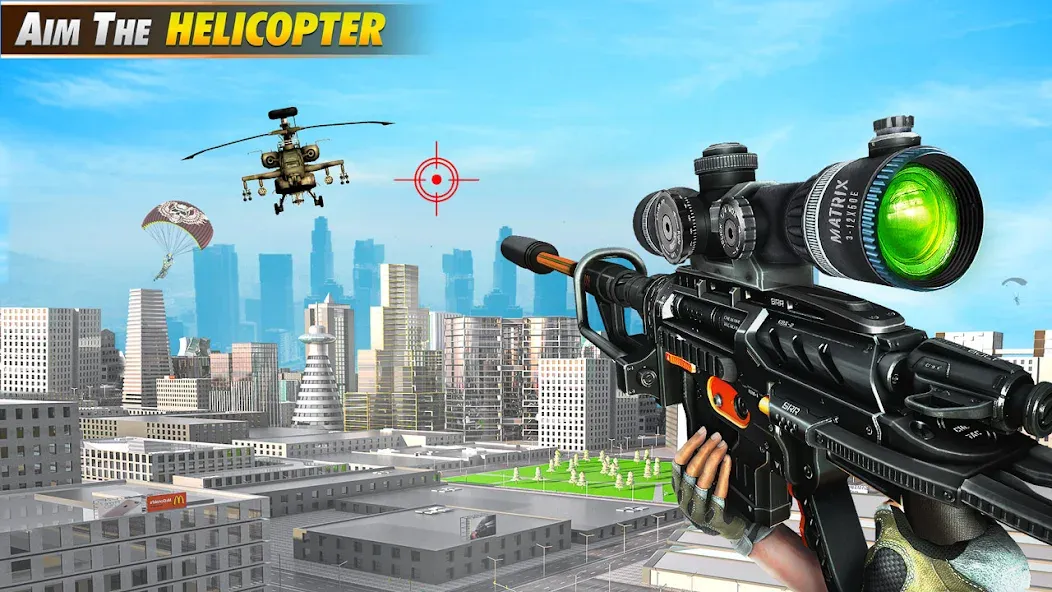 Sniper Shooter Mission Games  [МОД Mega Pack] Screenshot 1