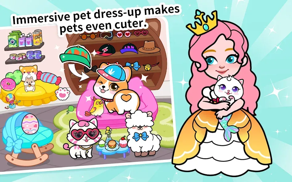 Paper Princess's Dream Castle  [МОД Menu] Screenshot 3