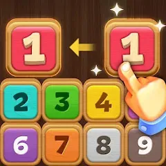 Взломанная Merge Wood: Block Puzzle (Мерж Вуд)  [МОД Много монет] - стабильная версия apk на Андроид