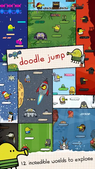 Doodle Jump (Дудл Джамп)  [МОД Меню] Screenshot 2