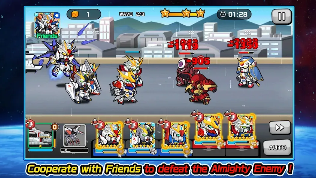 LINE: Gundam Wars (Лайн)  [МОД Menu] Screenshot 5