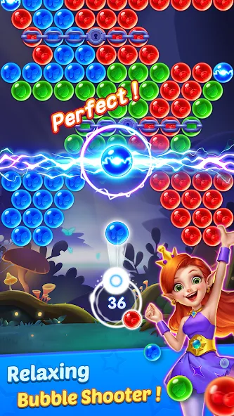 Bubble Shooter Genies  [МОД Бесконечные монеты] Screenshot 4