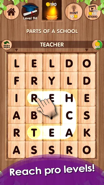 Falling Word Games - Addictive (Фоллинг Уорд Геймс)  [МОД Mega Pack] Screenshot 4