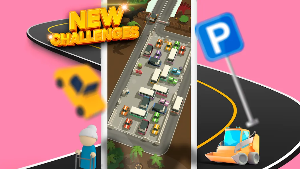 Parking Jam 3D (Парковочный затор 3D)  [МОД Меню] Screenshot 4