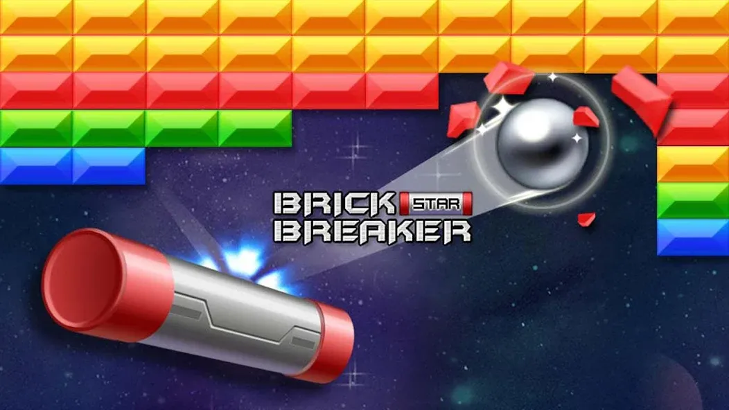 Brick Breaker Star: Space King  [МОД Бесконечные монеты] Screenshot 2