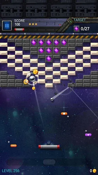 Brick Breaker Star: Space King  [МОД Бесконечные монеты] Screenshot 5