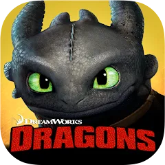 Взломанная Dragons: Rise of Berk (Драгонс)  [МОД Много монет] - полная версия apk на Андроид