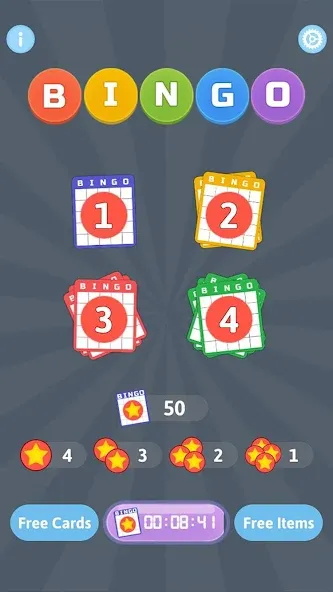 Bingo Mania - Light Bingo Game (Бинго Мания)  [МОД Бесконечные деньги] Screenshot 2