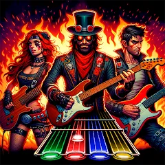 Взломанная Guitar Hero Mobile: Music Game (Гитар Хиро Мобайл)  [МОД Menu] - стабильная версия apk на Андроид