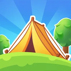 Взлом Campsite Craze: Puzzle Merge (Кемпинговая Лихорадка)  [МОД Меню] - стабильная версия apk на Андроид