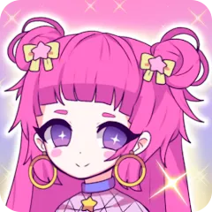 Взломанная Mimistar dress up chibi doll (Министар)  [МОД Все открыто] - полная версия apk на Андроид